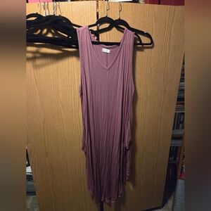 Maurices Sleeveless Purple Midi Dress